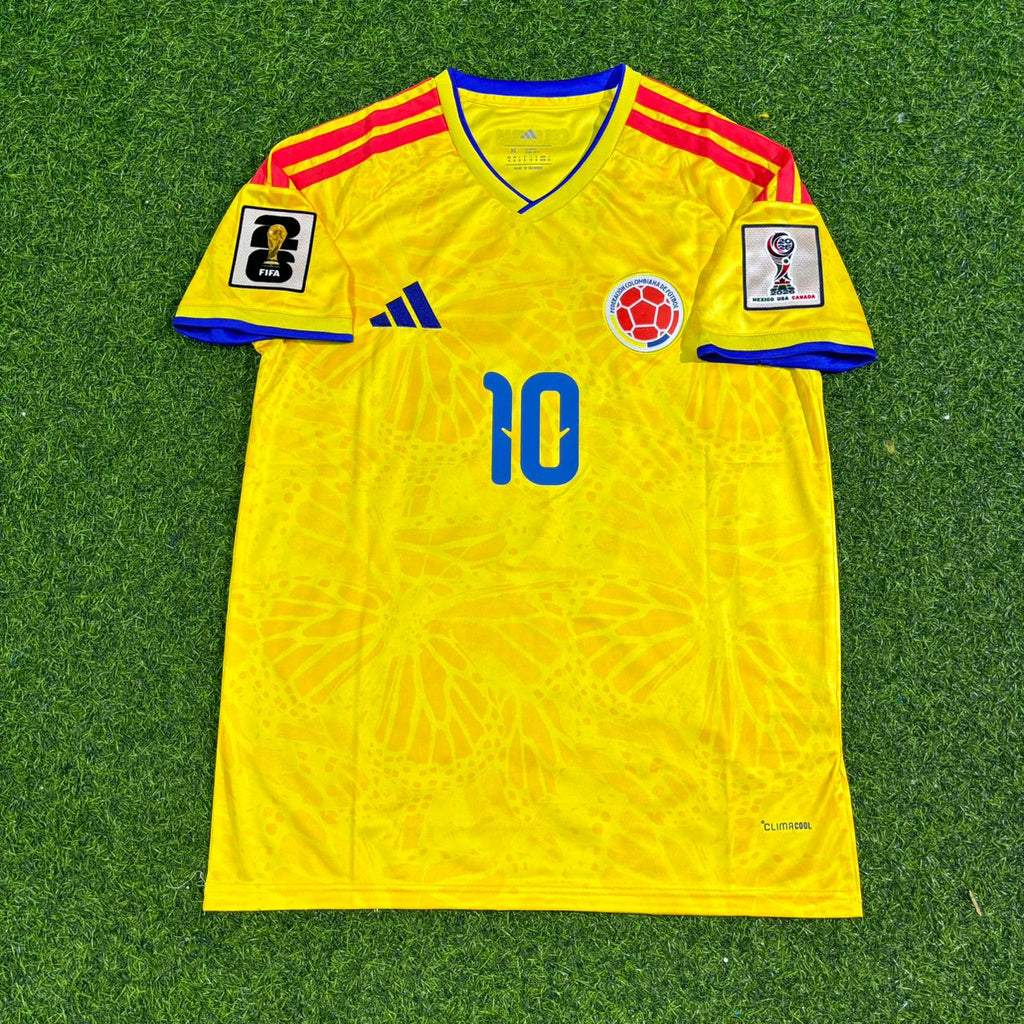 James Rodríguez 10- Colombia 2026 World Cup Football Jersey – Front View