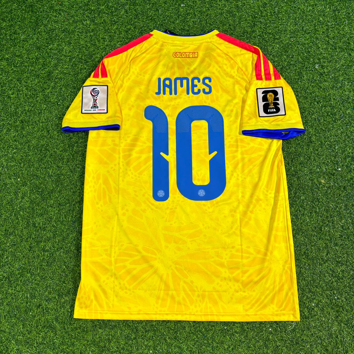 James Rodríguez #10 Kids Colombia 2026 World Cup Football Jersey – Front View