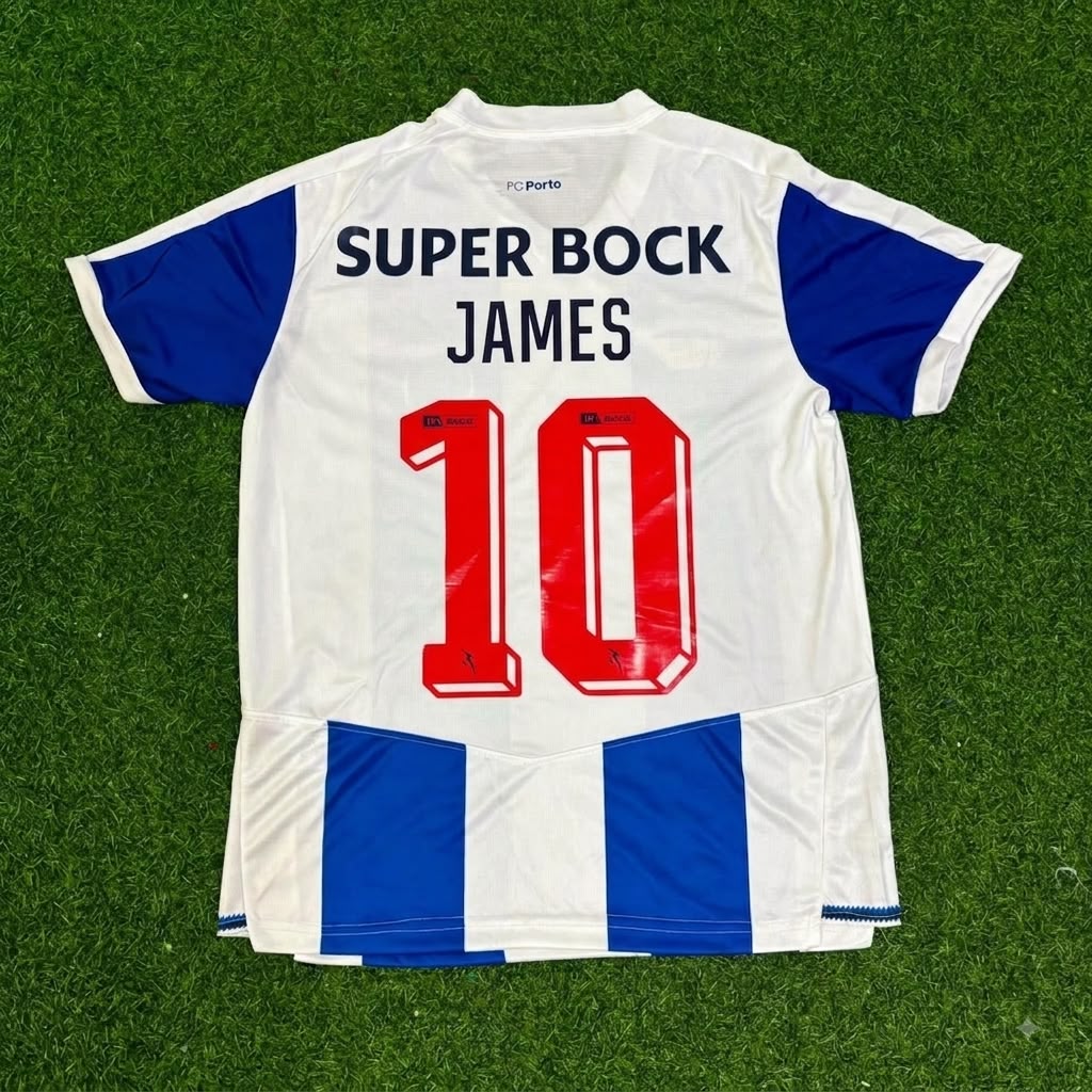 James Rodriguez #10 - Porto Special Retro Jersey – Back View