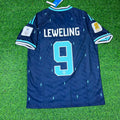 Germany 2026 World Cup Away Blue Football Jersey – Jamie Leweling – Back View
