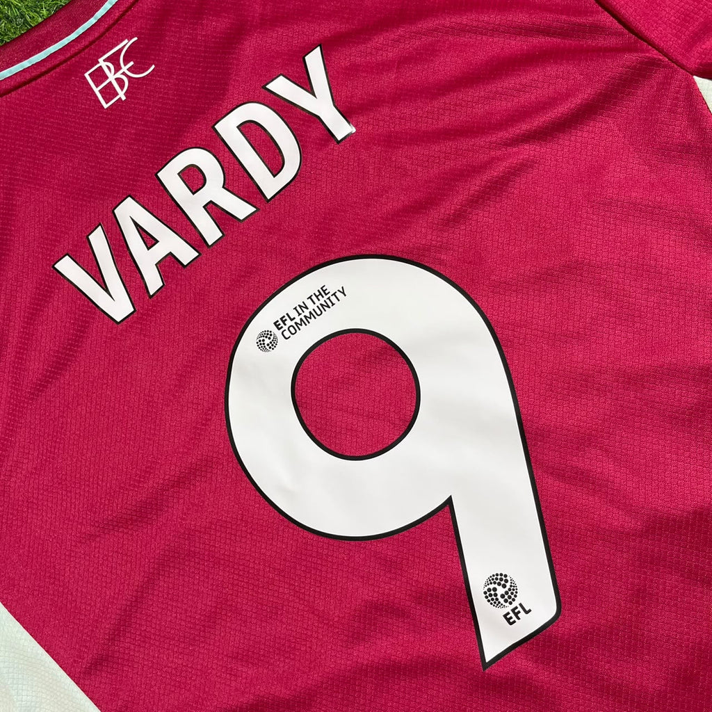 Jamie Vardy Burnley F.C. 2026/2027 New Season Home Football Jersey – Detailed View