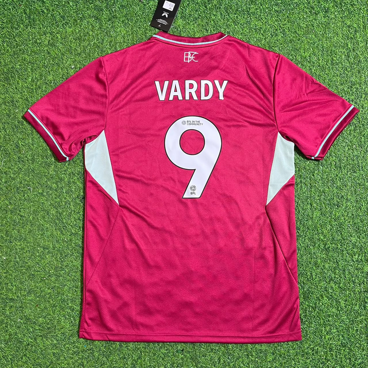 Jamie Vardy Burnley F.C. 2026/2027 New Season Home Football Jersey – Back View