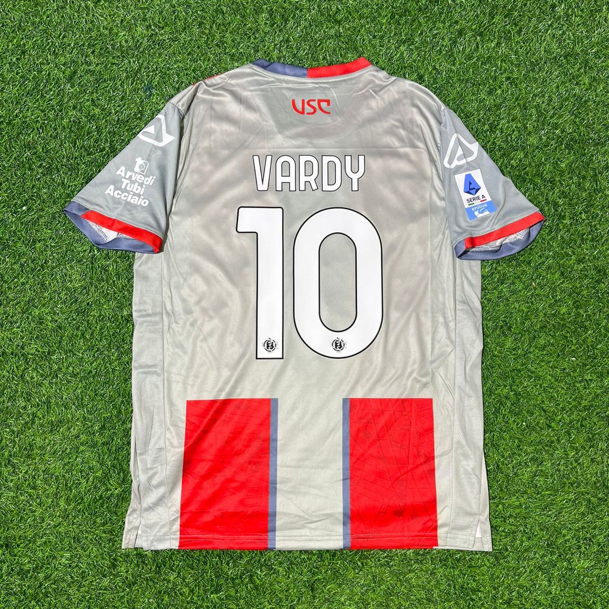 Jamie Vardy Cremonese 2025/26 New Season Football Jersey – Back View