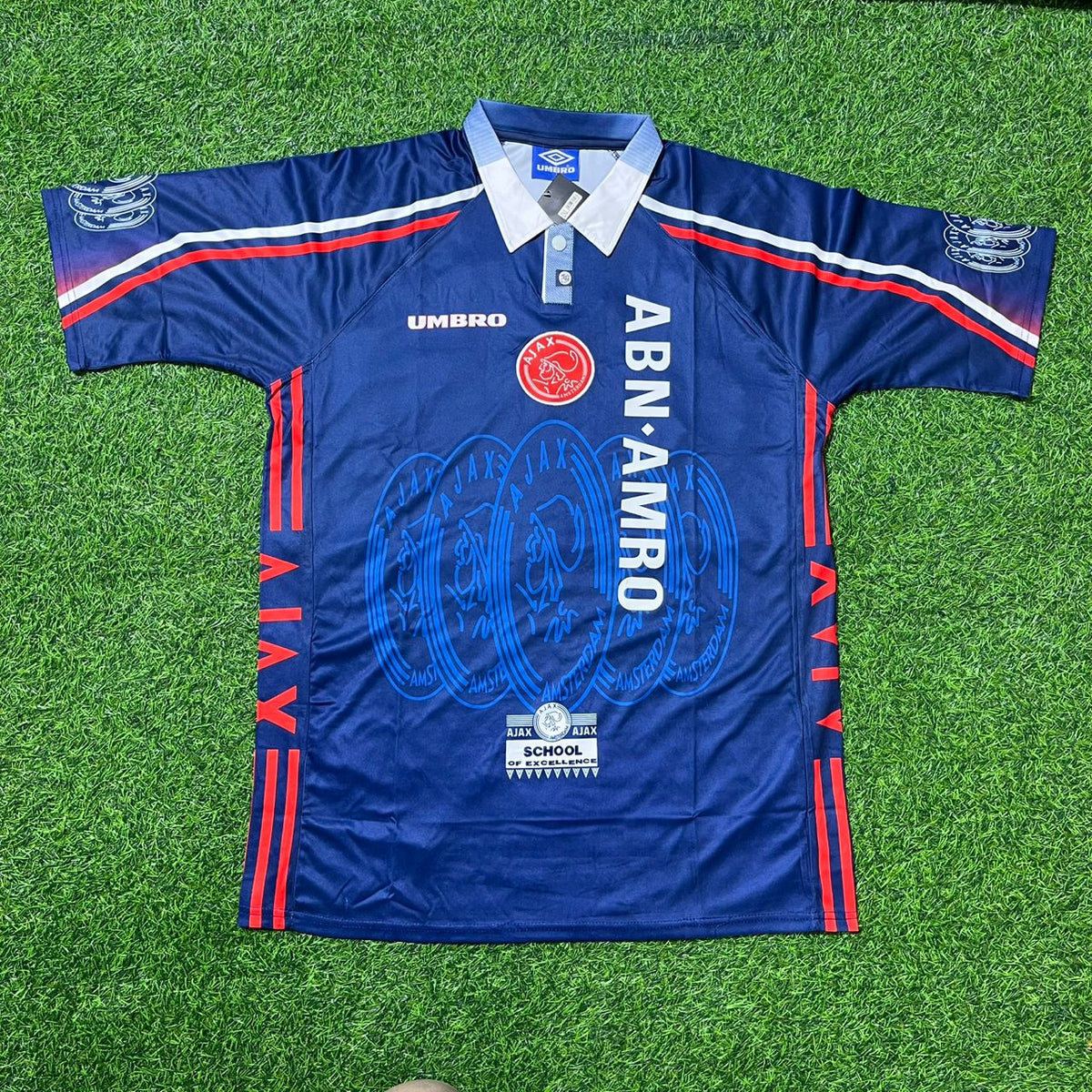 1997 Ronald de Boer Ajax 1998 Retro Football Jersey – Front View