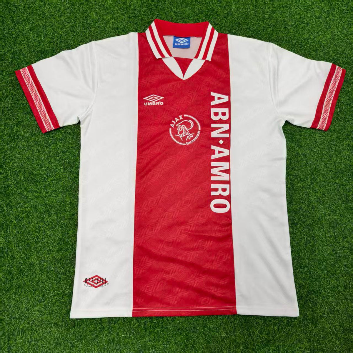 Jari Litmanen Ajax Retro Golden Printing Jersey – Front View