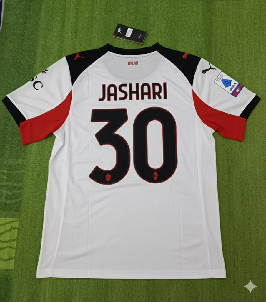 Ardon Jashari Ac Milan Football Jersey – Back View
