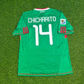 2010 Mexico World Cup Javier Hernández Chicharito Retro Football Jersey – Back View