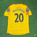 2006/07 Javier Mascherano Liverpool Yellow Retro Football Jersey Collection – Back View