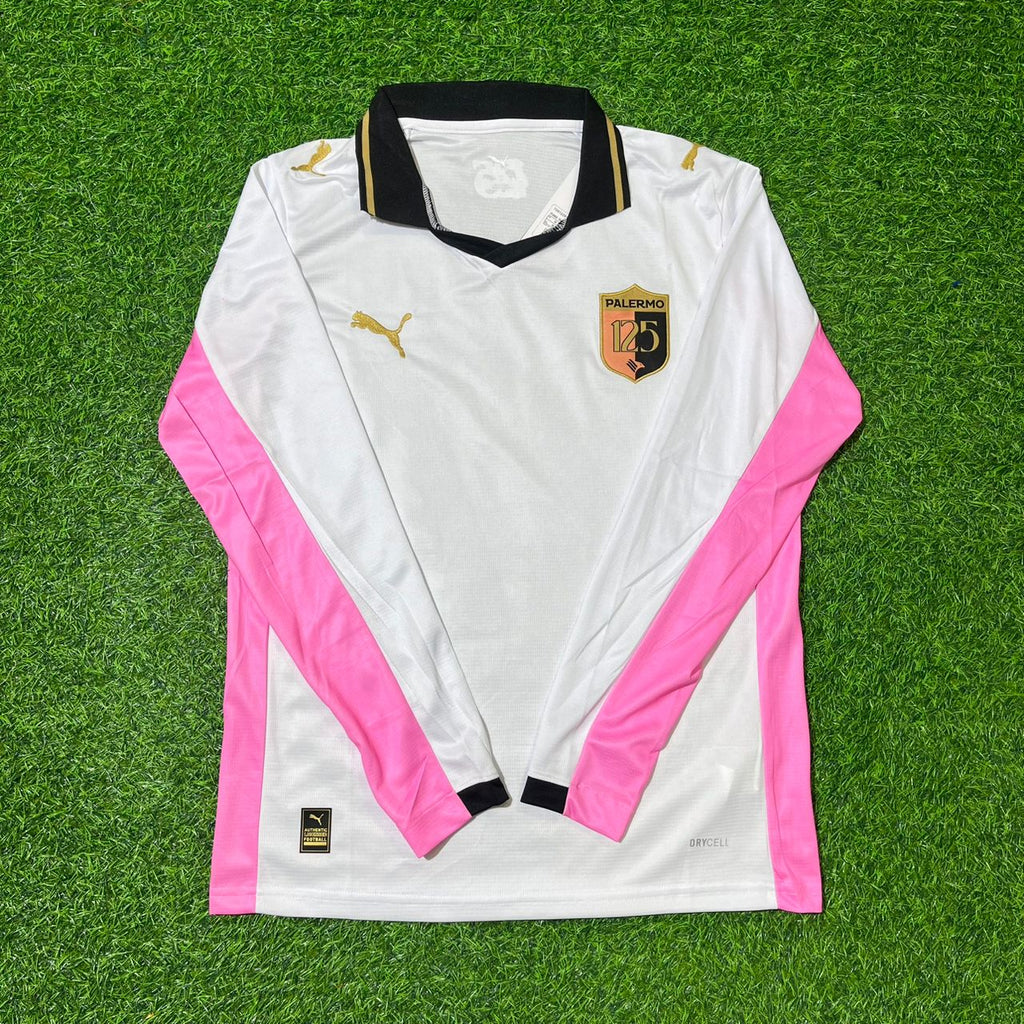 Javier Pastore Palermo Retro Long Sleeve Football Jersey – Front View