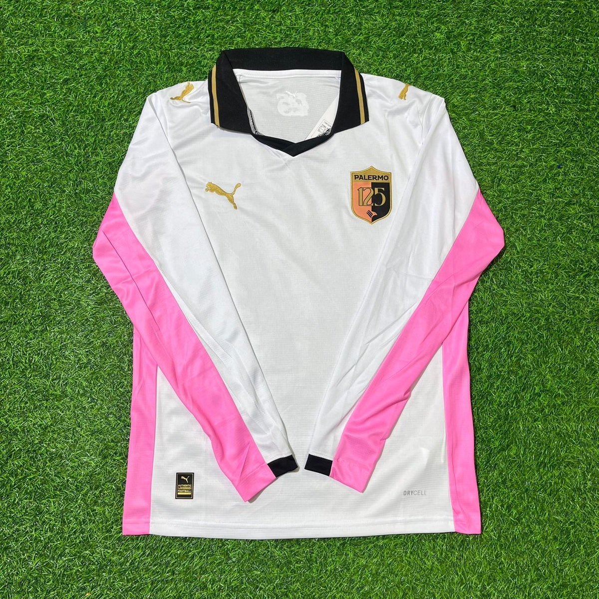 Javier Pastore Palermo Retro Long Sleeve Football Jersey – Front View