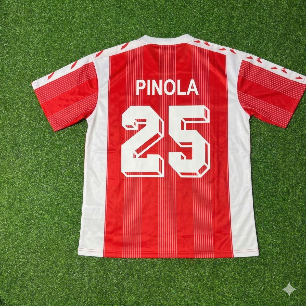 Javier Pinola 1. FC Nürnberg Heim Retro Fußballtrikot Jersey – Back View