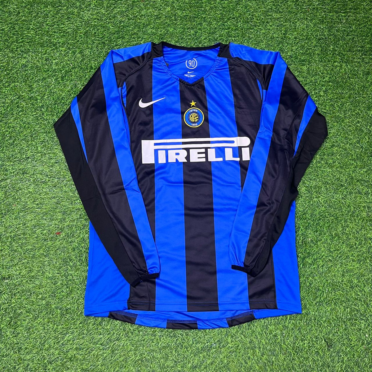 2004/05 Javier Zanetti Inter Milan Retro Football Jersey – Front View