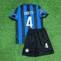 Javier Zanetti Inter Milan Retro Final Football Jersey – Back View