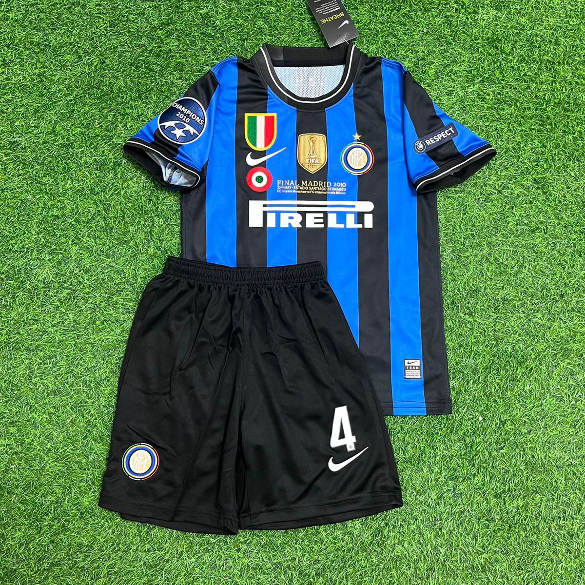 Javier Zanetti Inter Milan Retro Final Football Jersey Collection – Front View