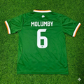 2026 Jayson Molumby #6 Ireland Green Football Jersey – Back View