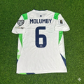 Ireland 2026 World Cup Qualifiers Green White New Season Football Jersey – Jayson Molumby #6 – Back View