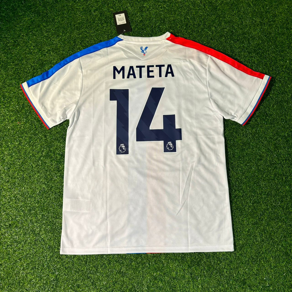 Jean-Philippe Mateta Crystal Palace 2025/26 New Season White Football Jersey – Back View