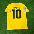 Jens Petter Hauge Bodø/Glimt 2026 Champions League New Season Yellow Football Jersey – Back View