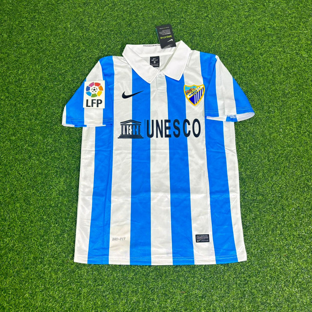 Jeremy Toulalan Málaga CF 2012/13 Retro Home Football Jersey – Front View