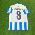 Jeremy Toulalan Málaga CF 2012/13 Retro Home Football Jersey – Back View