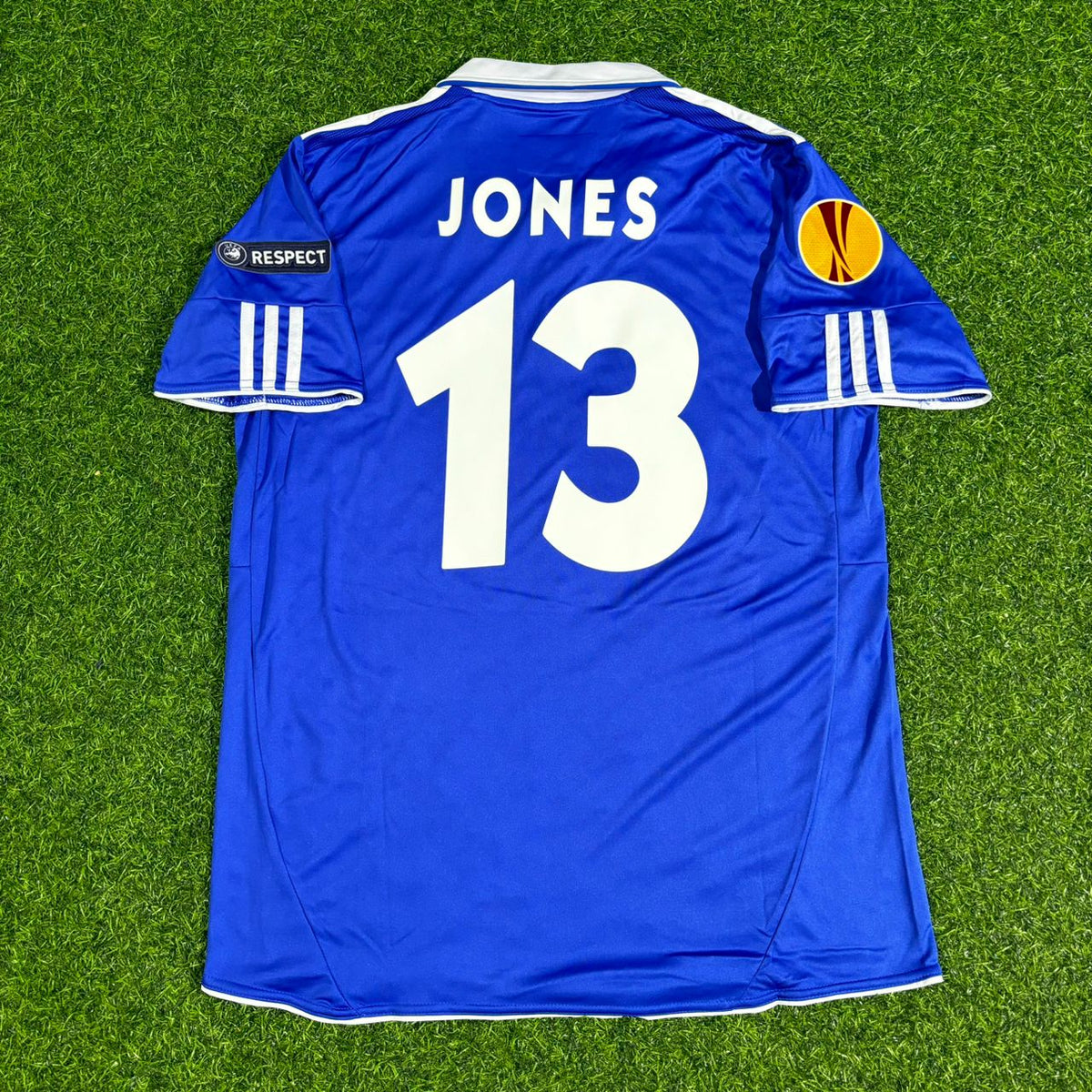 Jermaine Jones Schalke 04 2011-2012 Retro Football Jersey – Back View