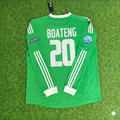 Germany EURO 2012 Long Sleeve Green Retro Football Jersey – Jerome Boateng – Back View