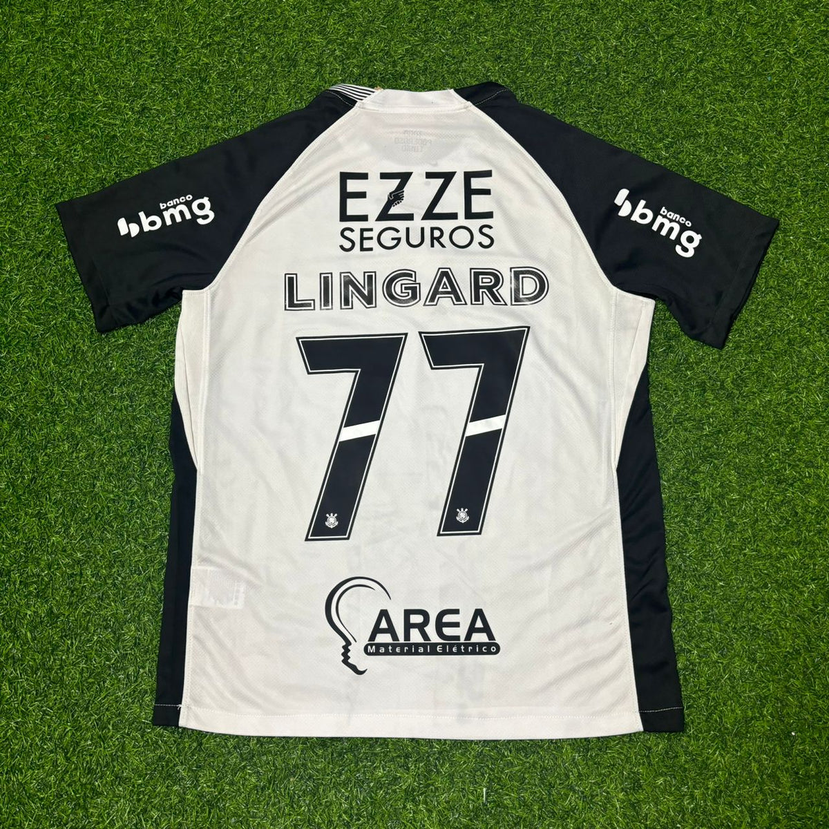 Corinthians 2026 Home White Football Jersey Soccer Kit Shirt – Jesse Lingard #77 – Back View