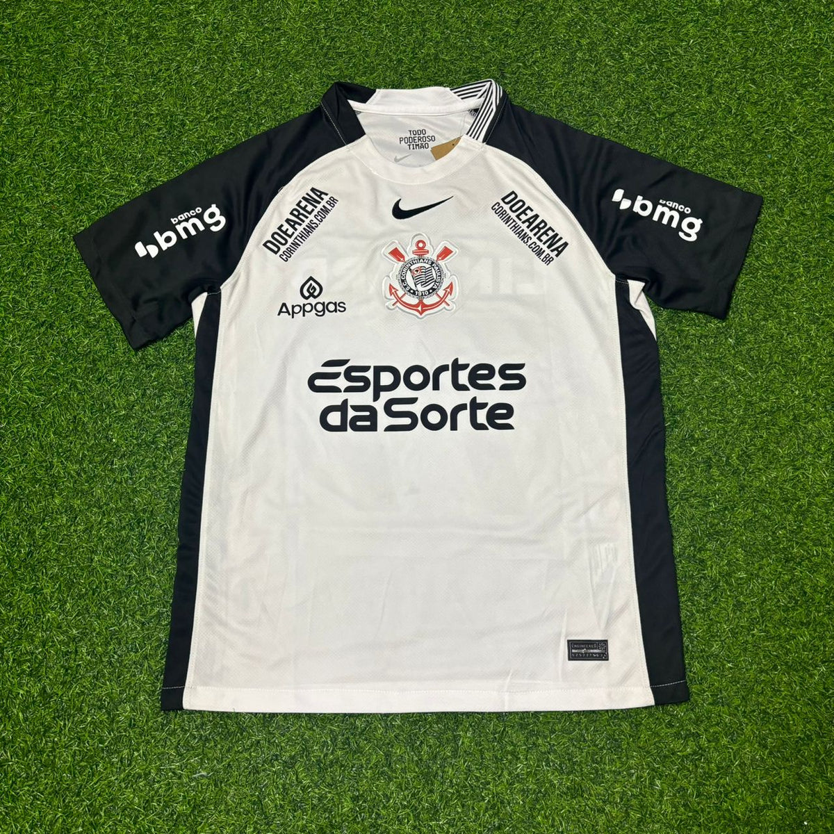 Corinthians 2026 Home White Football Jersey Soccer Kit Shirt – Jesse Lingard #77 – Front View