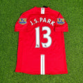 Manchester United 2007 2008 EPL Retro Red Jersey – Ji-sung Park – Back View