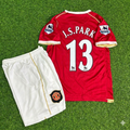2006/07 Park Ji-sung #13 Manchester United Kids Home Football Jersey – Back View