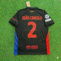 João Cancelo #2 Barcelona Football Jersey – Back View