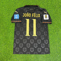 Portugal 2026 World Cup Black Football Jersey – João Félix – Back View