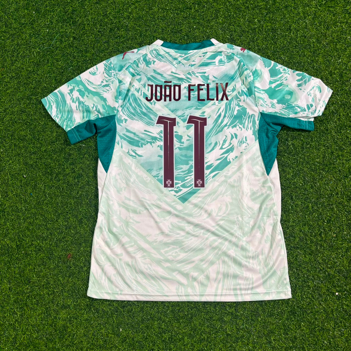 Joao Felix Portugal 2026 World Cup White Away Football Jersey – Back View