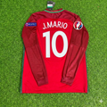 Portugal EURO 2016 Final Long Sleeve Retro Football Jersey – João Mário 10- – Back View