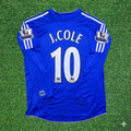 2006/08 Joe Cole #10 Chelsea Long Sleeve EPL Patch Football Jersey – Back View