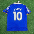 2008 Joe Cole 10- Chelsea Champhions League Final Football Jersey – Back View