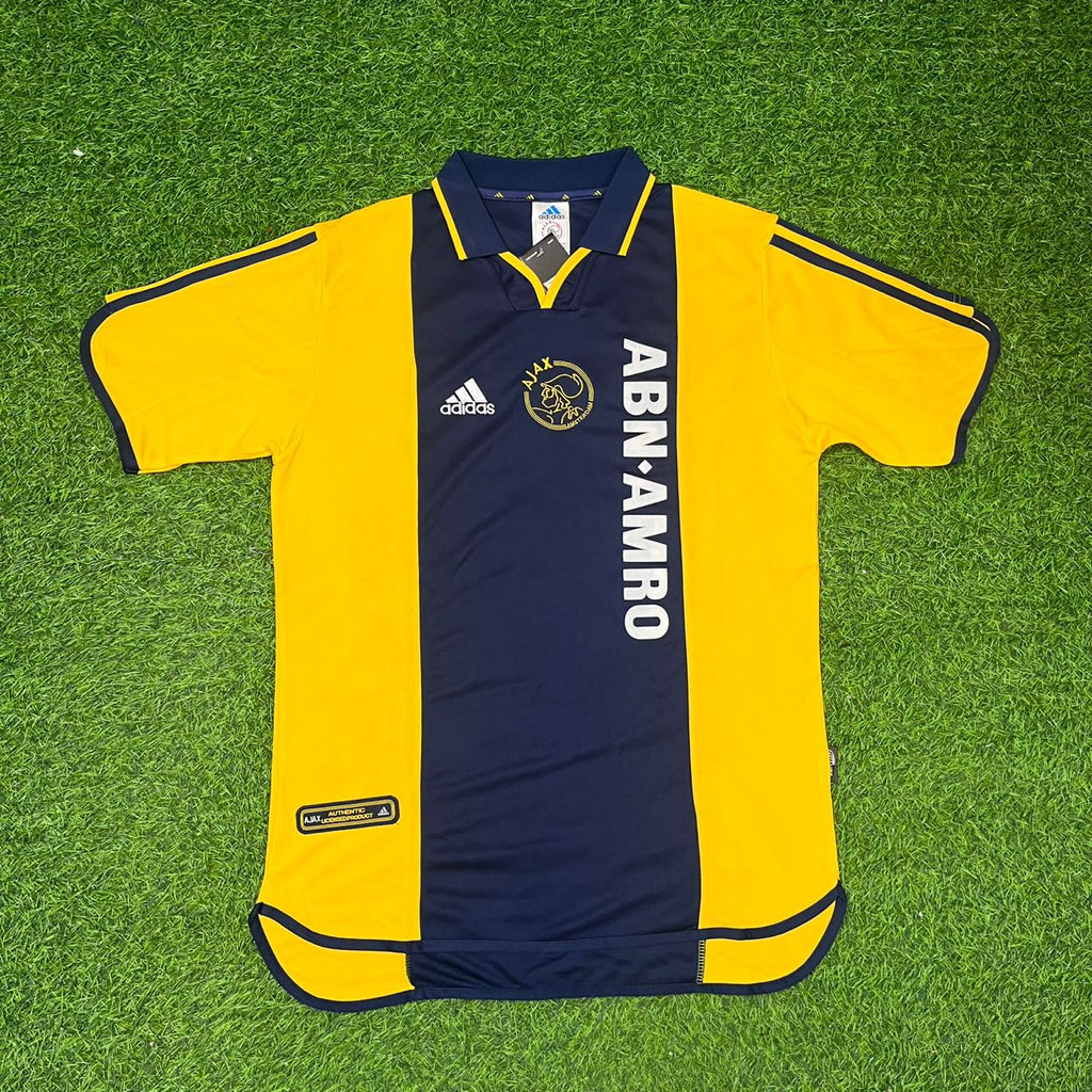 Johan Cruyff Ajax Retro Yellow Football Jersey – Front View