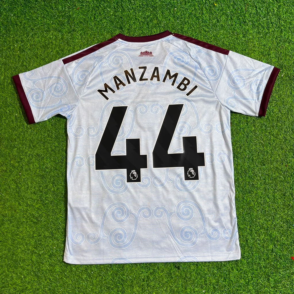 Johan Manzambi #9 Aston Villa 2027 Third Kit New Season Jersey – Back View