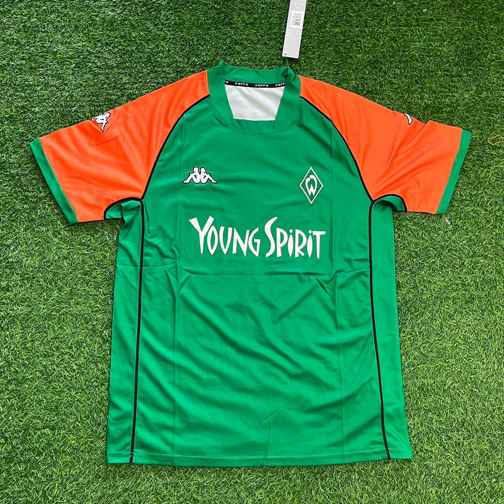 2003/04 Johan Micoud Werder Bremen Heimtrikot Retro Kit – Front View