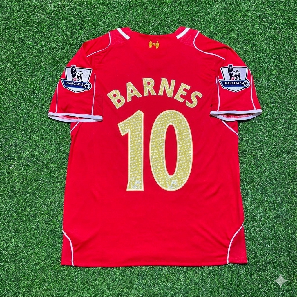 Liverpool Special Retro Jersey – John Barnes #10 – Back View