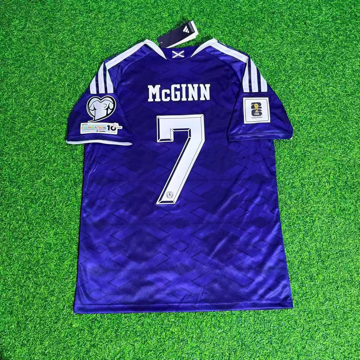 Scotland 2026 World Cup Football Jersey – John McGinn – Back View