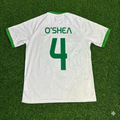 Ireland Vintage Special Edition White Football Jersey – John O'Shea 4- – Back View
