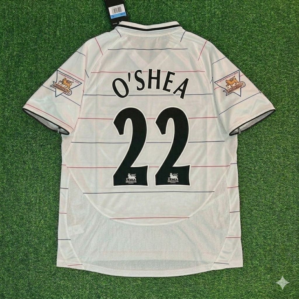 2003/05 John O'Shea #22 Manchester United Retro Football Jersey – Back View