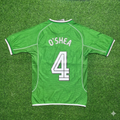 Ireland 2000/2002 Retro Green Football Jersey – John O'Shea – Back View
