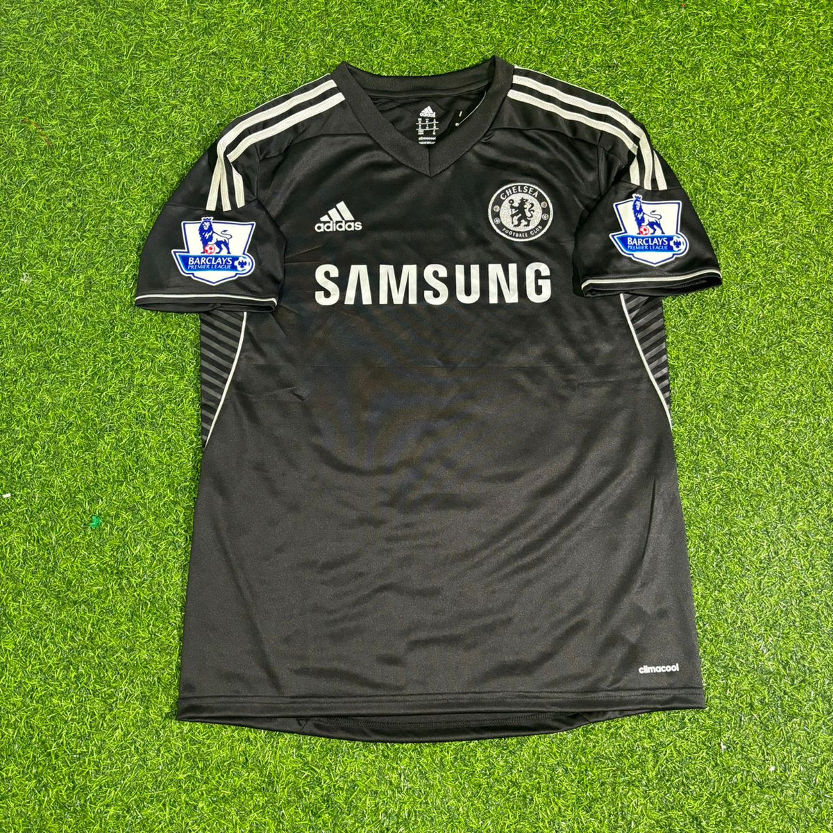 2013/14 John Terry Chelsea Black Retro Football Jersey – Front View