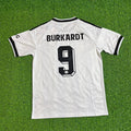 Jonathan Burkardt Eintracht Frankfurt New Season 2027 Home White Football Jersey – Back View