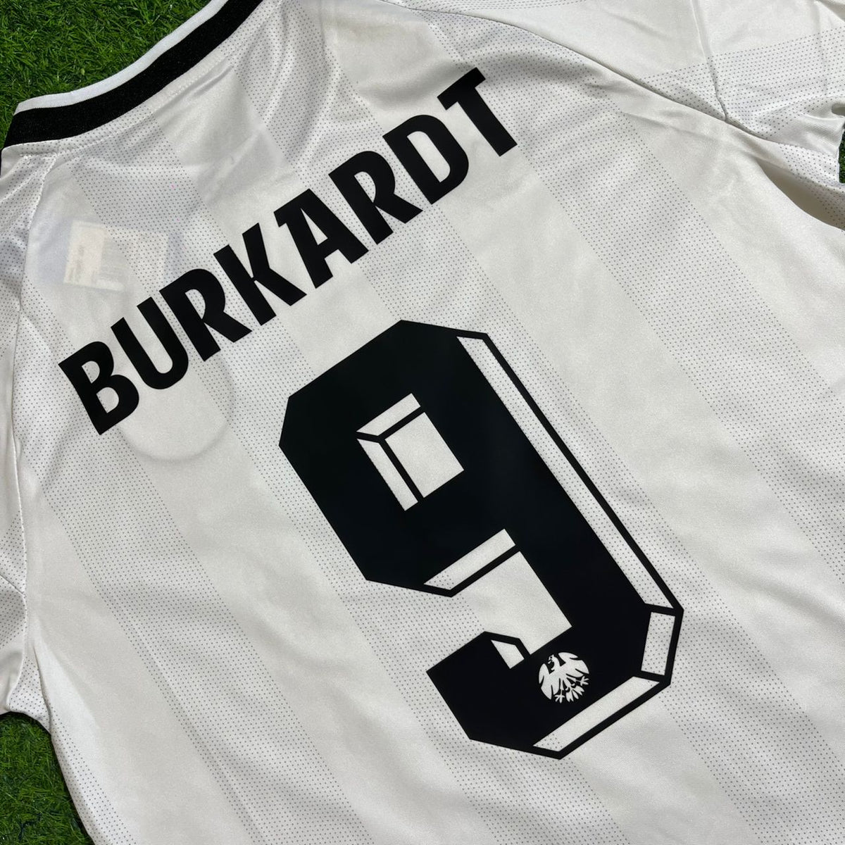 Jonathan Burkardt Eintracht Frankfurt New Season 2027 Home White Football Jersey – Front View