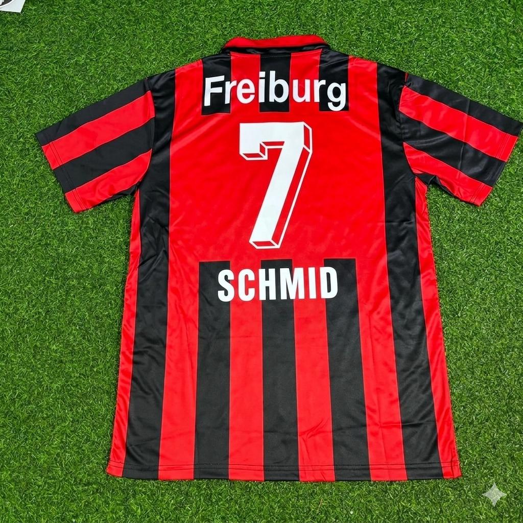 Jonathan Schmid SC Freiburg Retro Football Jersey – Back View