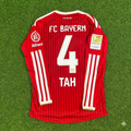 Bayern Munich 2027 Championship Long Sleeve Football Jersey – Jonathan Tah #4 – Back View