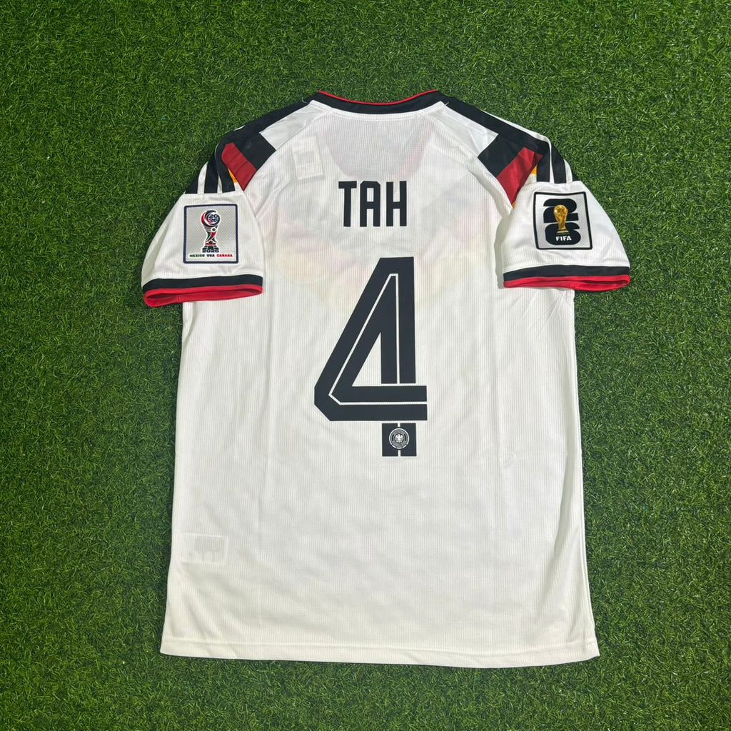 Germany 2026 World Cup Home Jersey – Jonathan Tah – Back View